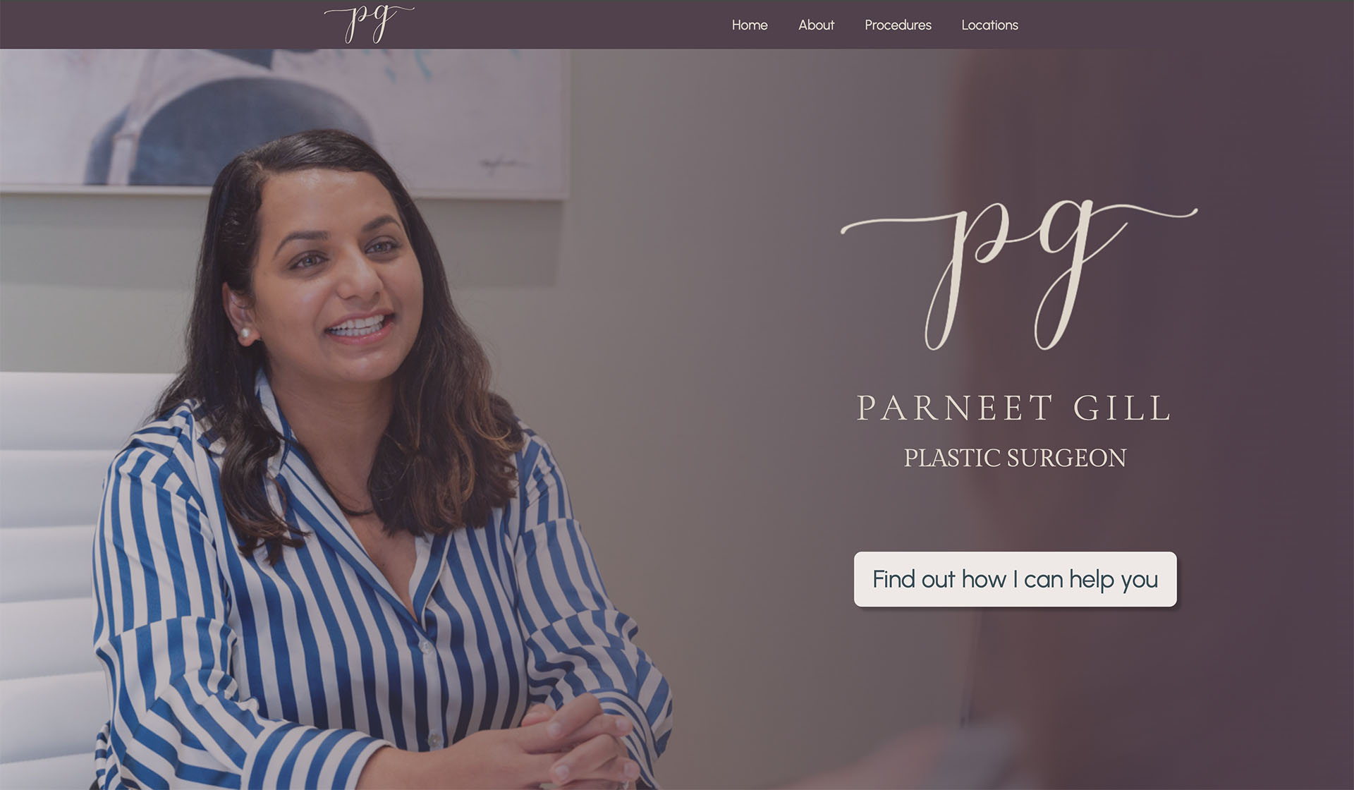 screenshot of Hope Farm Medical Centre website